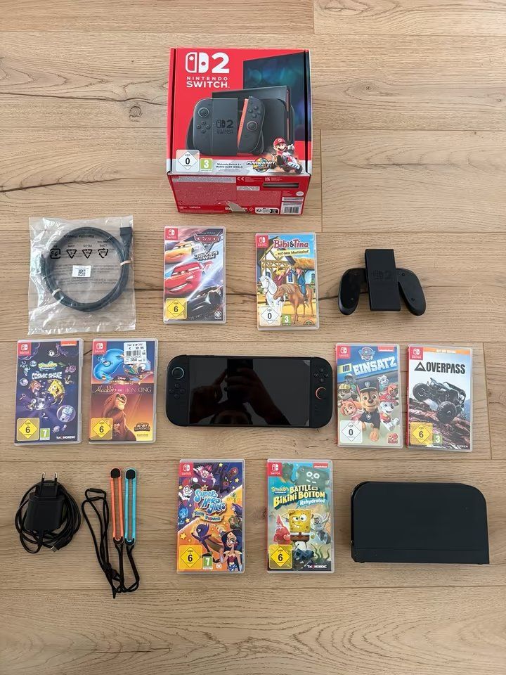 Nintendo Console: Nintendo Switch 2 + 9 Spiele + Garantie – Usato da Hochdorf venduto da RRocket1291 1