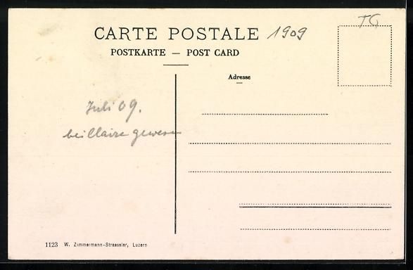 Cartoline postali: AK Amriswil, Strassenpartie im Ort – Usato da Berlin venduto da bartko-reher 1