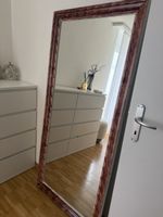 Wandspiegel mit Holzrahmen braun grosser Zustand