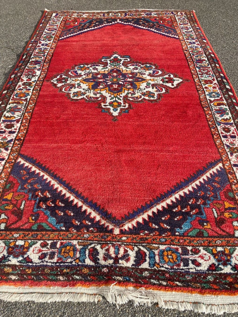Tappeti: Persische Teppich Hamedan schöner Designer – Usato da Männedorf venduto da Adamiat 2