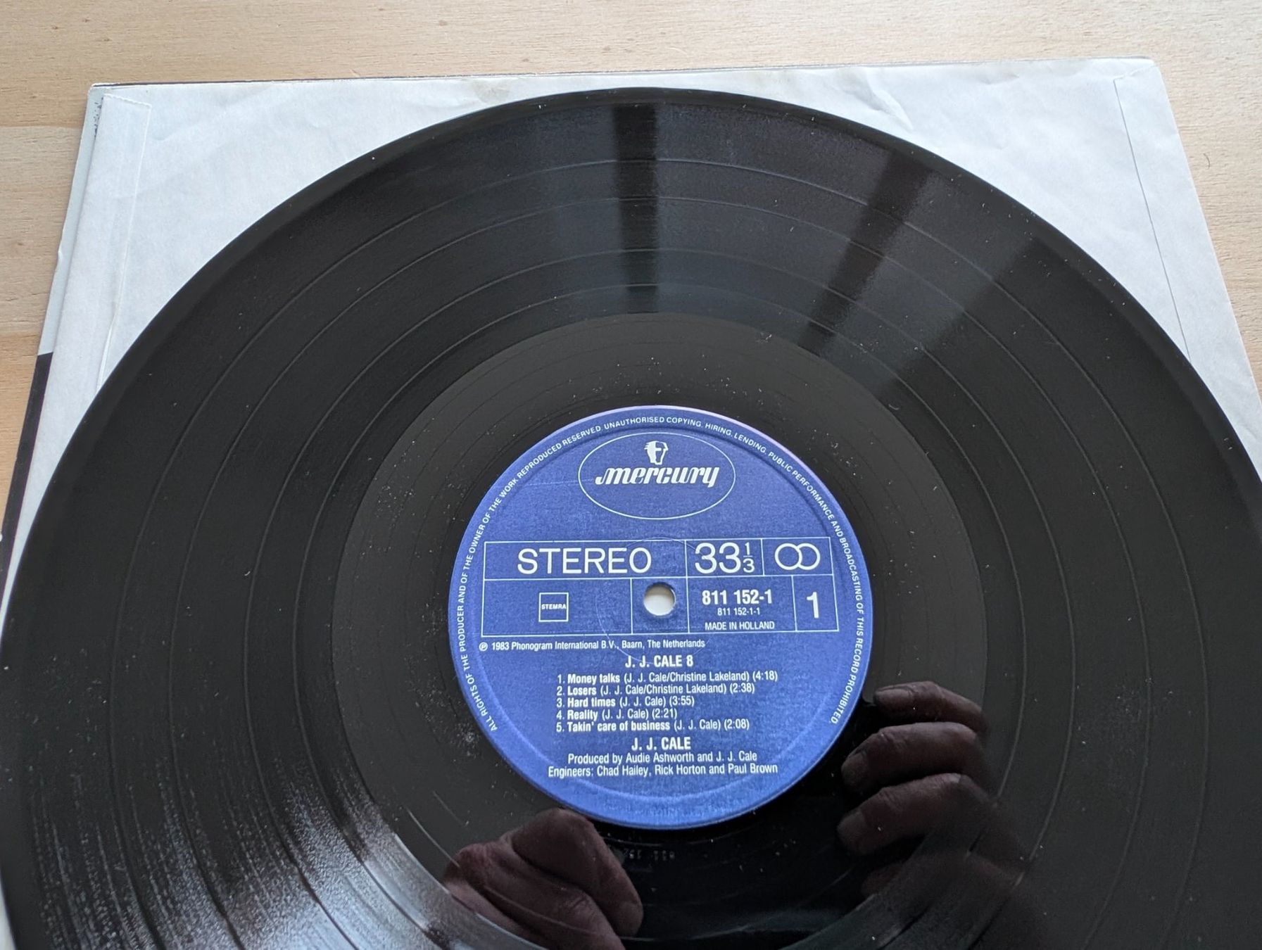 Dischi in vinile: J.J. Cale – #8    NL 83 – Usato da Ebikon venduto da kisuM 5
