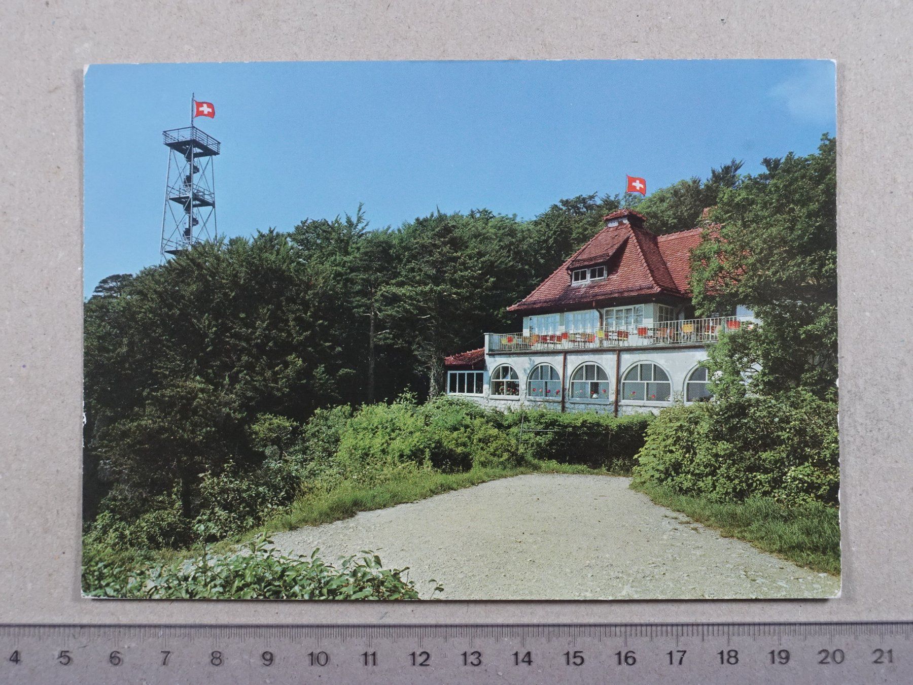 Ansichtskarten: Gempen, Restaurant Gempenturm, 1996 – Gebraucht aus Lenzburg von fh1