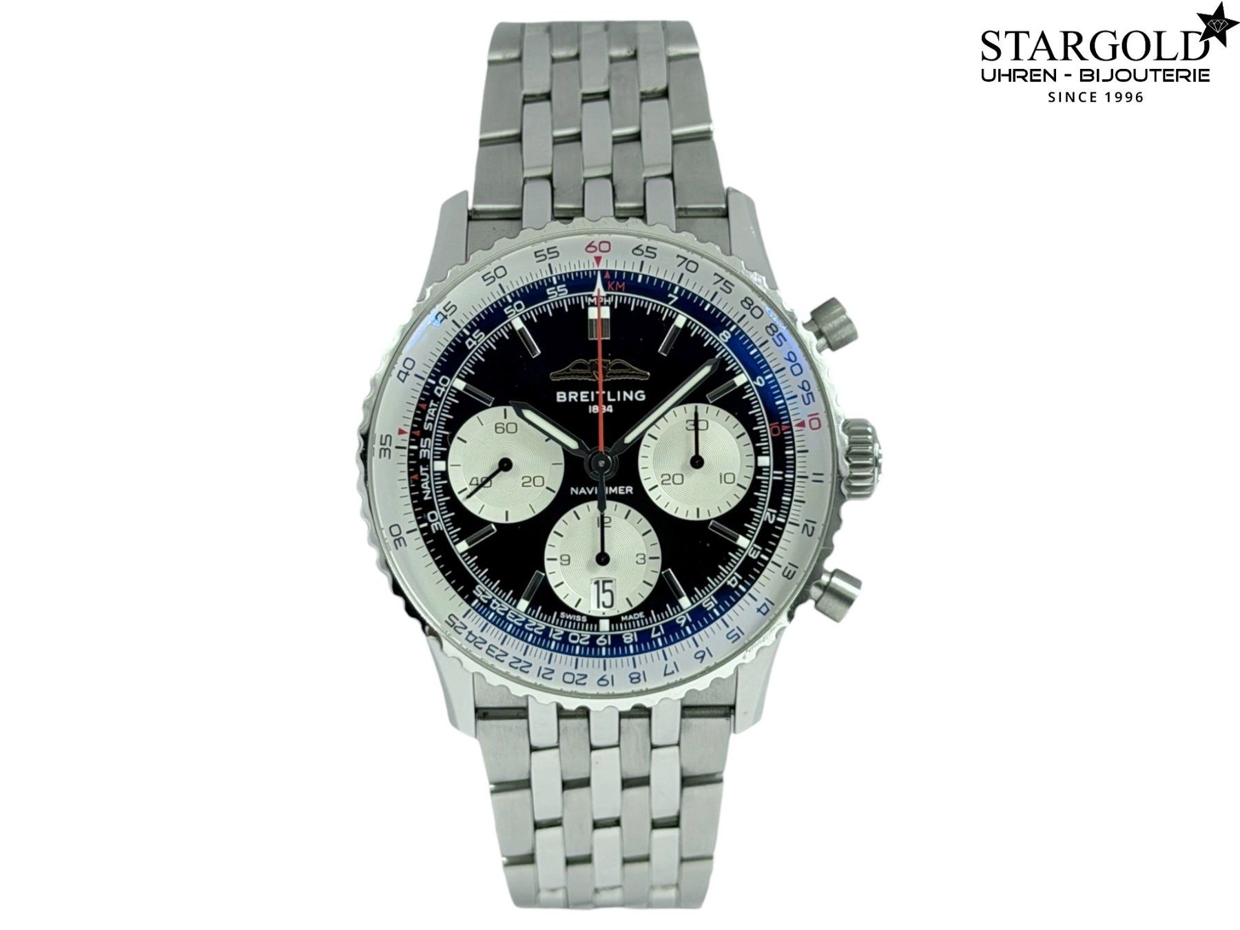 Breitling Uhren: Breitling Navitimer B01 Chronograph - AB0139211B1A1 – Gebraucht aus Zürich von Stargold-Uhren