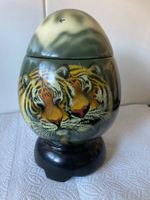 Tiger - Dose in Eiform mit Deckel
