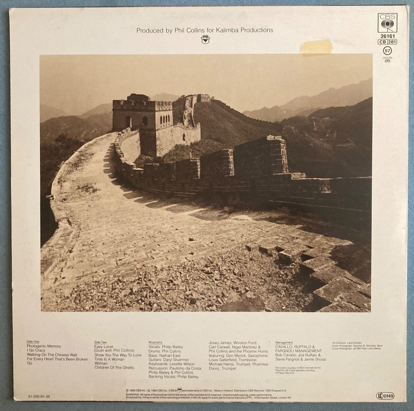 Schallplatten: EARTH, WIND & FIRE / PHILIP BAILEY - CHINESE WALL – Gebraucht aus Poliez-Pittet von Newtown-Records 1