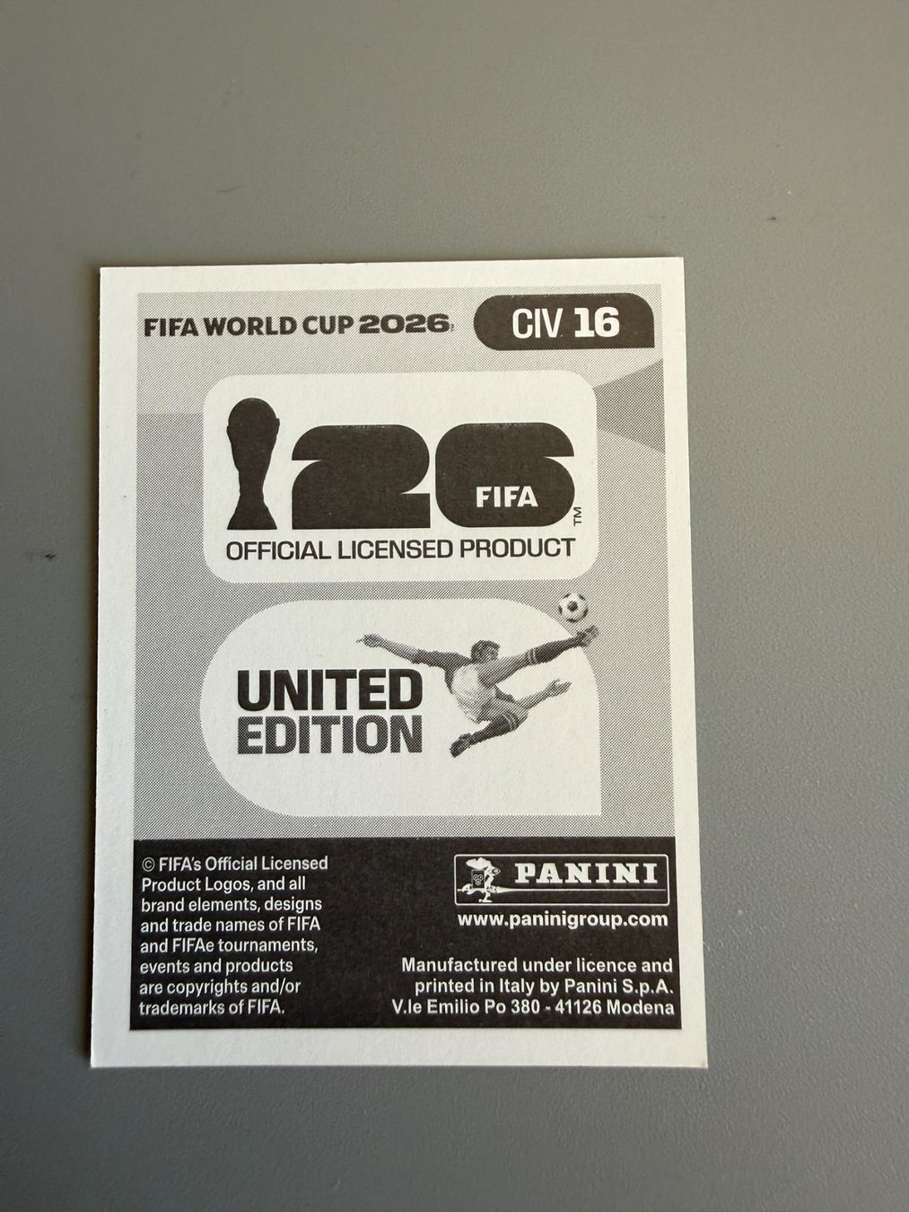 Panini Carte collezionabili: Panini Sebastien Haller CIV16 – Usato da Liebefeld venduto da Ronaldo-1996 1