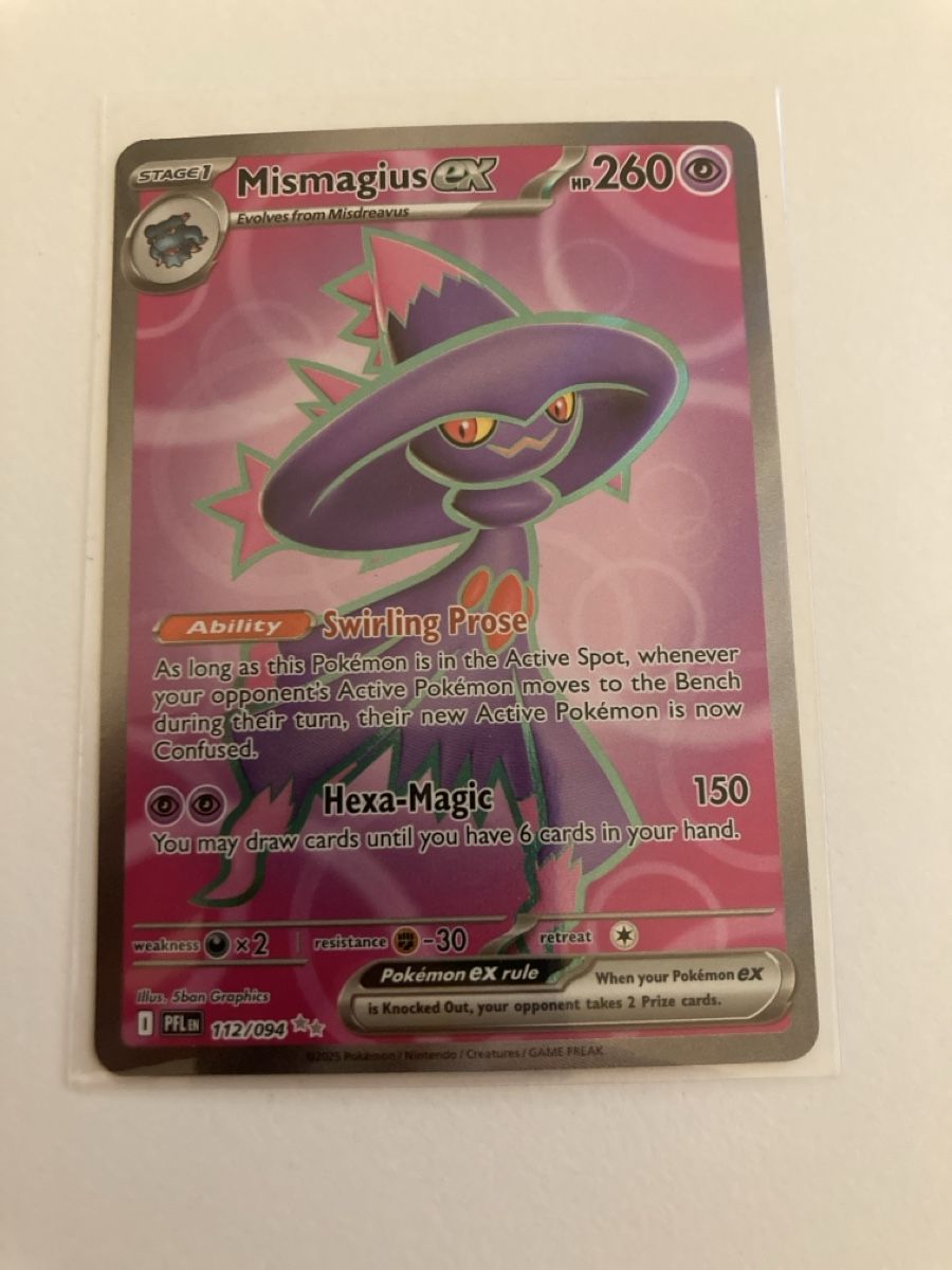 Pokémon Carte collezionabili: Mismagius ex 112/094 EN – Nuovo (secondo la descrizione) da Wohlen AG venduto da Liridon22
