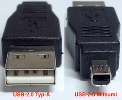 Roline Gender Changer USB-2.0 Typ-A_zu_Mitsumi 4Pin ST/ST