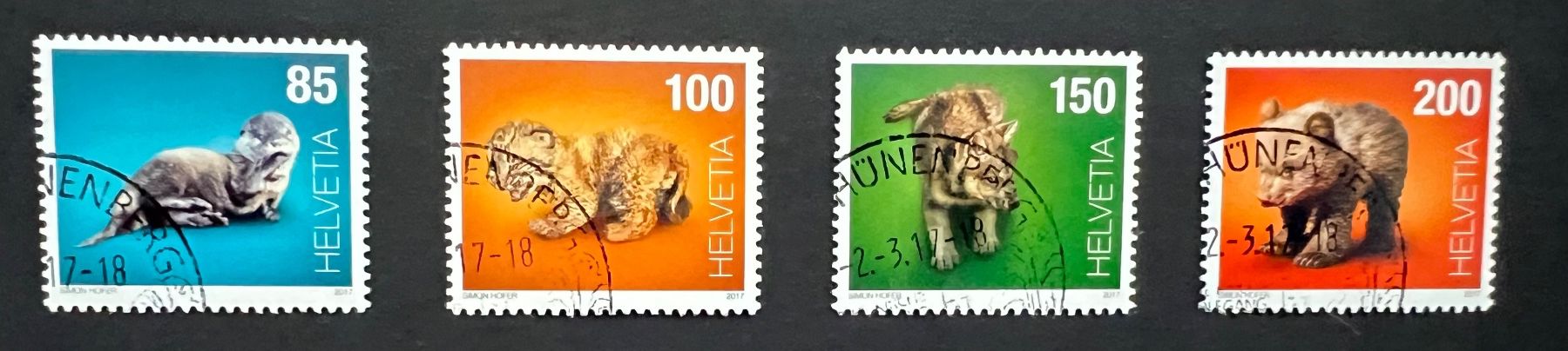 Tutti i francobolli: CH-Marken gestempelt Eckstempel 2017 – Nuovo (secondo la descrizione) da Hünenberg See venduto da wer_5286