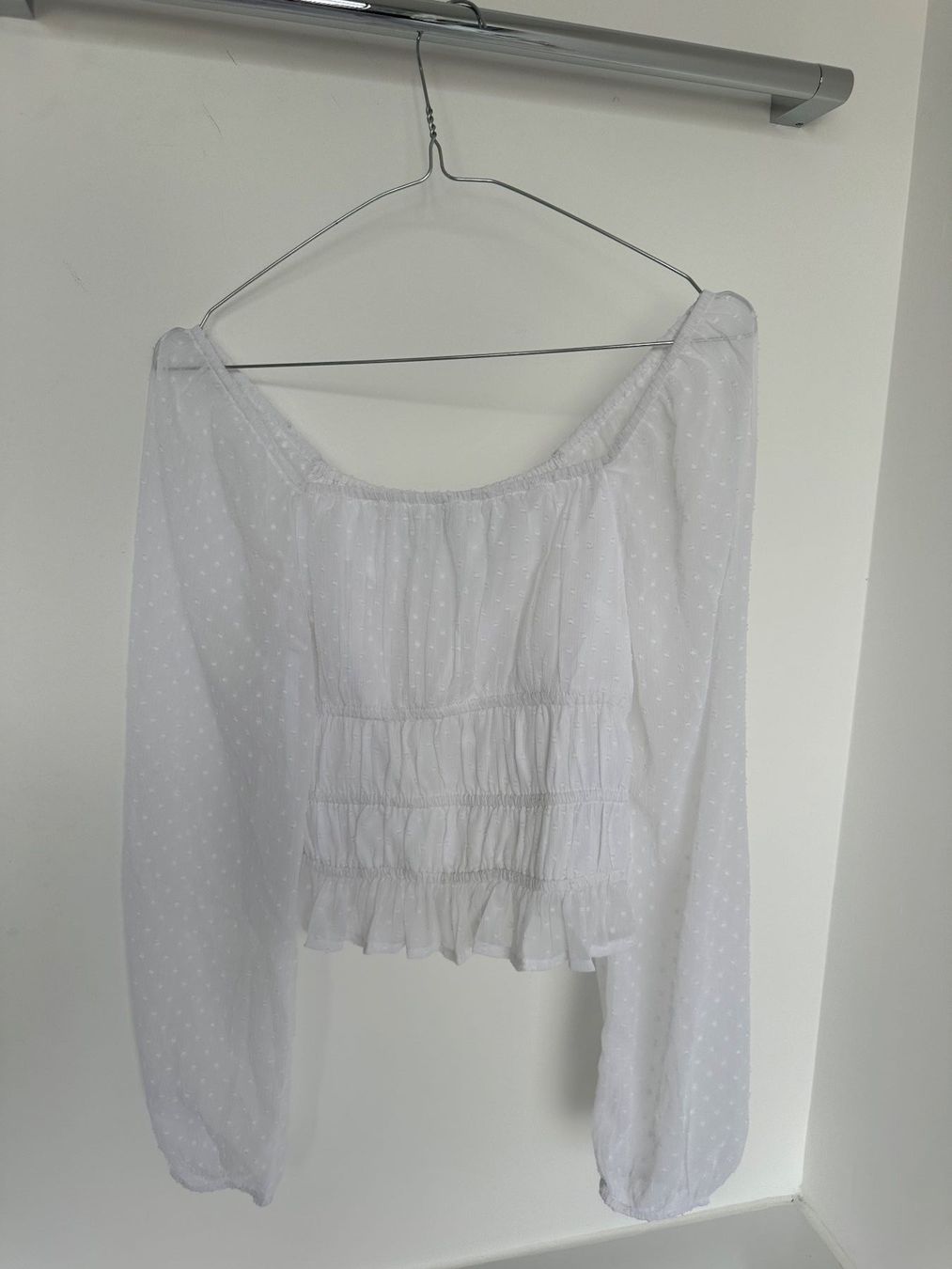 Hollister Camicette: Hollister weisse Bluse / Top  Gr. S – Usato da Triesen venduto da ann_6mxb