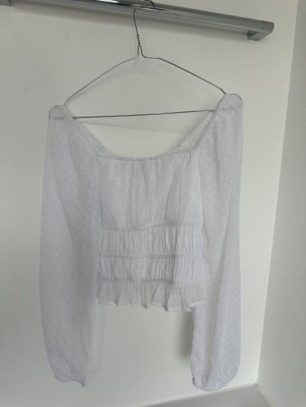 Hollister weisse Bluse / Top  Gr. S