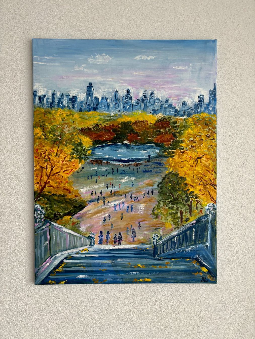 Dipinti: Herbst in New York City – Nuovo (secondo la descrizione) da Cham venduto da Felha 3