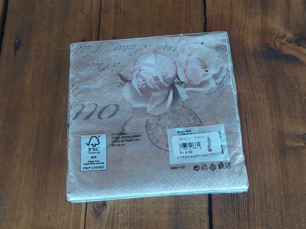 Pfister Tovaglioli: Servietten RuBijoux - Ruth Stöckli - 3 Pack – Nuovo e nell'imballaggio originale da Waltenschwil venduto da Browny2 6