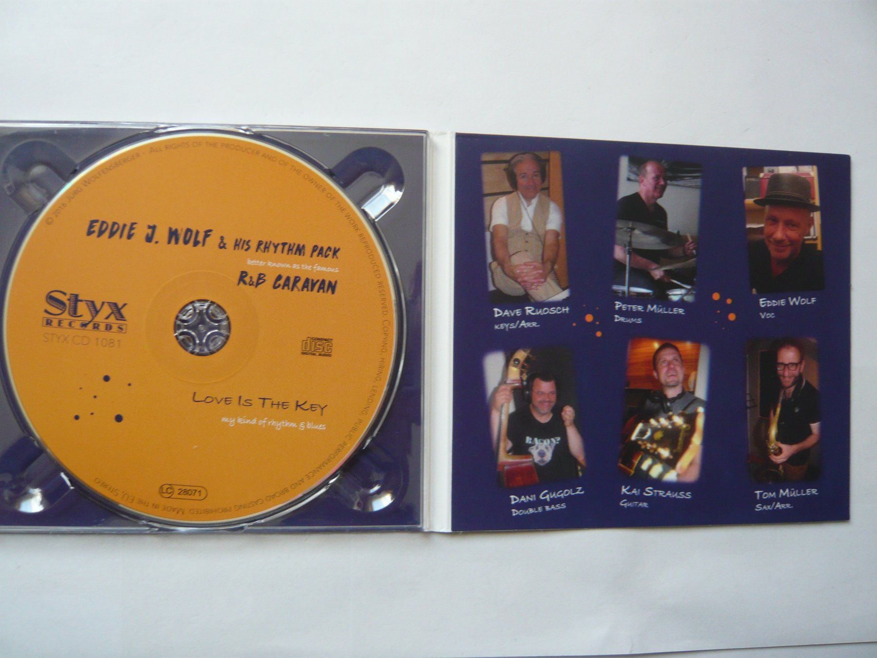 CD: EDDIE J. WOLF & HIS RHYTHM PACK – Usato da Winterthur venduto da Cajun 2