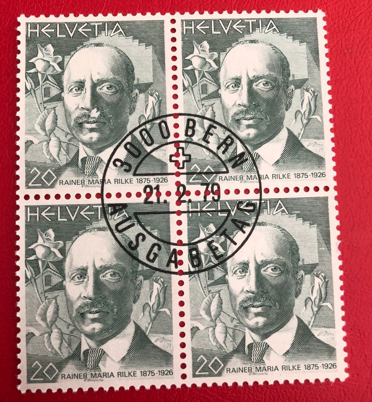 Tutti i francobolli: 4 er Block Nr.626 mit Vollstempel Bern – Usato da Aarau venduto da Billa007