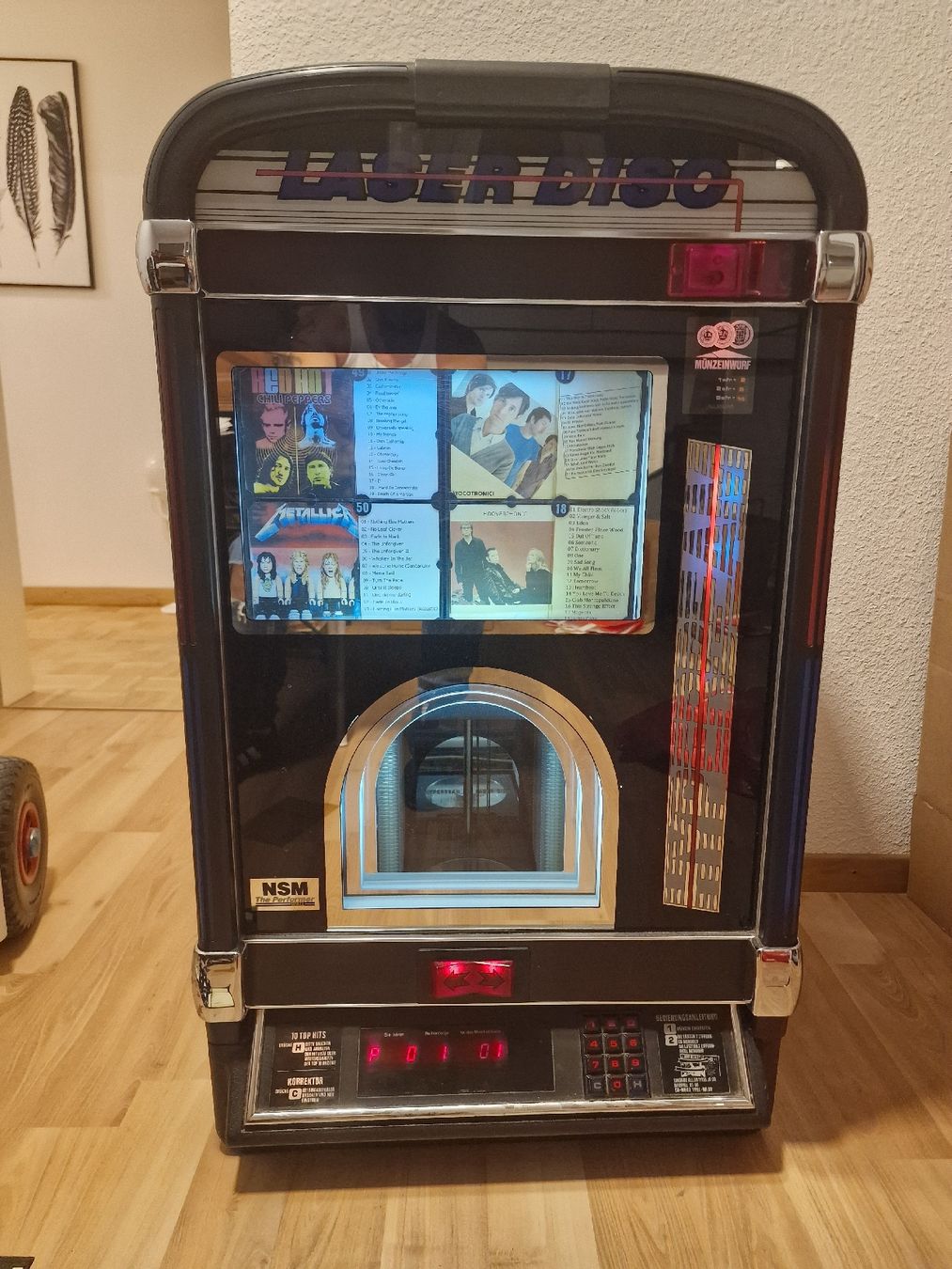 Jukebox: Jukebox Laser Disco NSM Performer Wall 2000 – Difettoso da La Chaux-de-Fonds venduto da Ric_m628 1