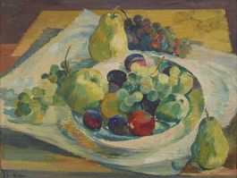Giov. MÜLLER 1890-1970 - Stillleben Früchte à la Cezanne
