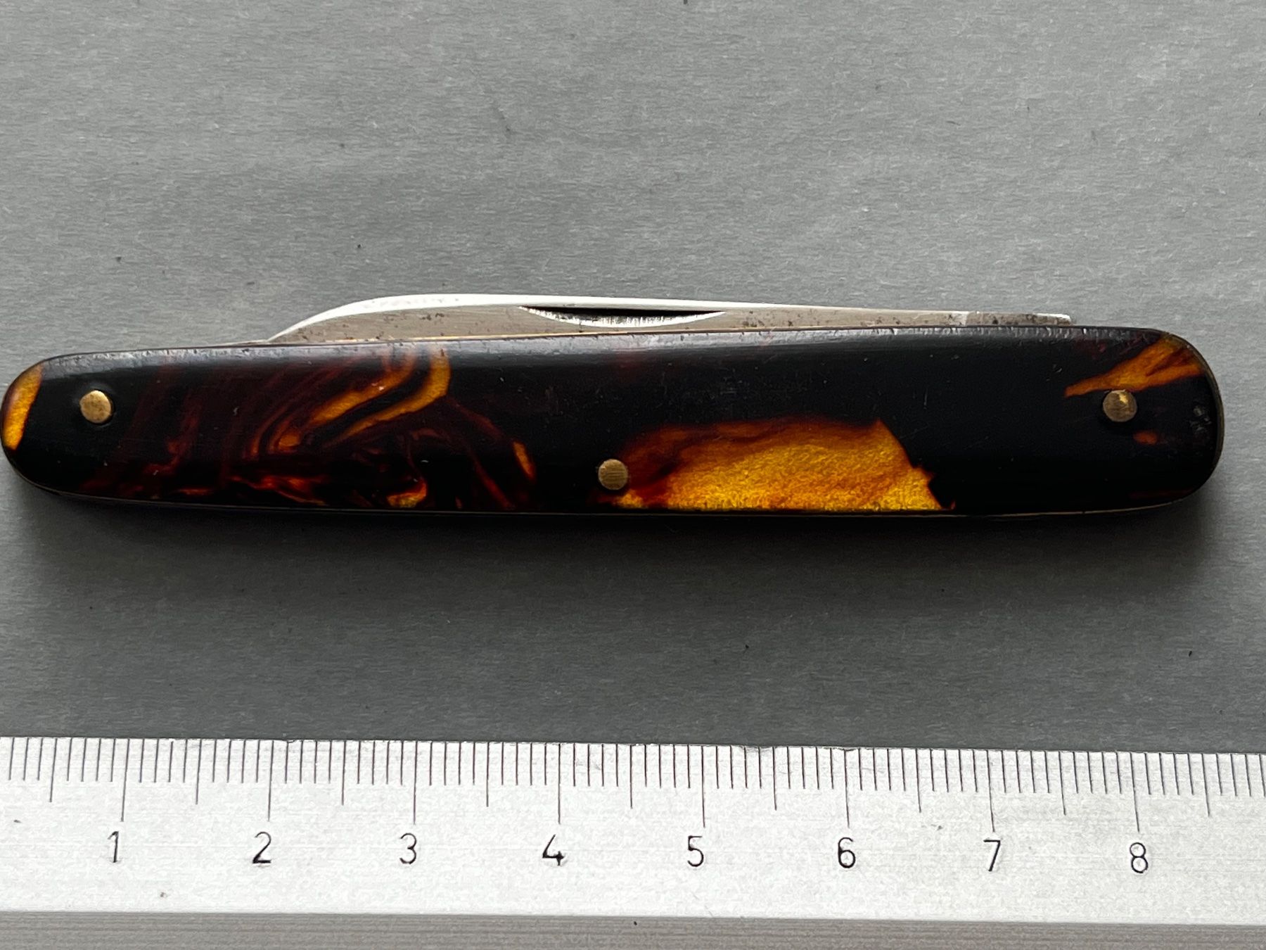 Taschenmesser: Altes Sackmesser Solingen 85 mm Schildpatt – Gebraucht aus Zürich von FV.vintage 4