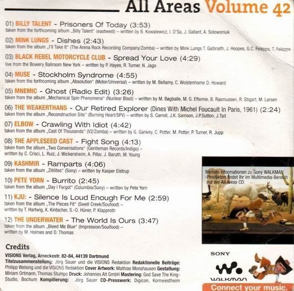 CD: All Areas Volume 42 F15 – Usato da Sessa venduto da fraenklishop 1