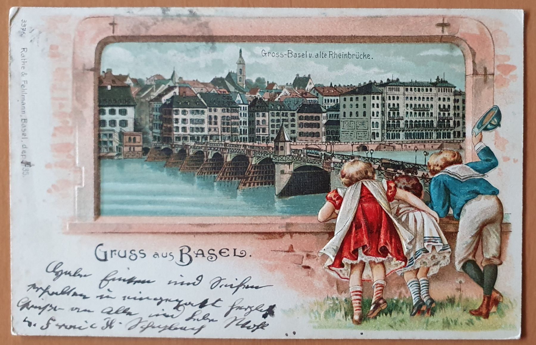 Ansichtskarten: Prägekarte - Gruss aus Basel 1901 – Gebraucht aus Kreuzlingen von Rschweiz1