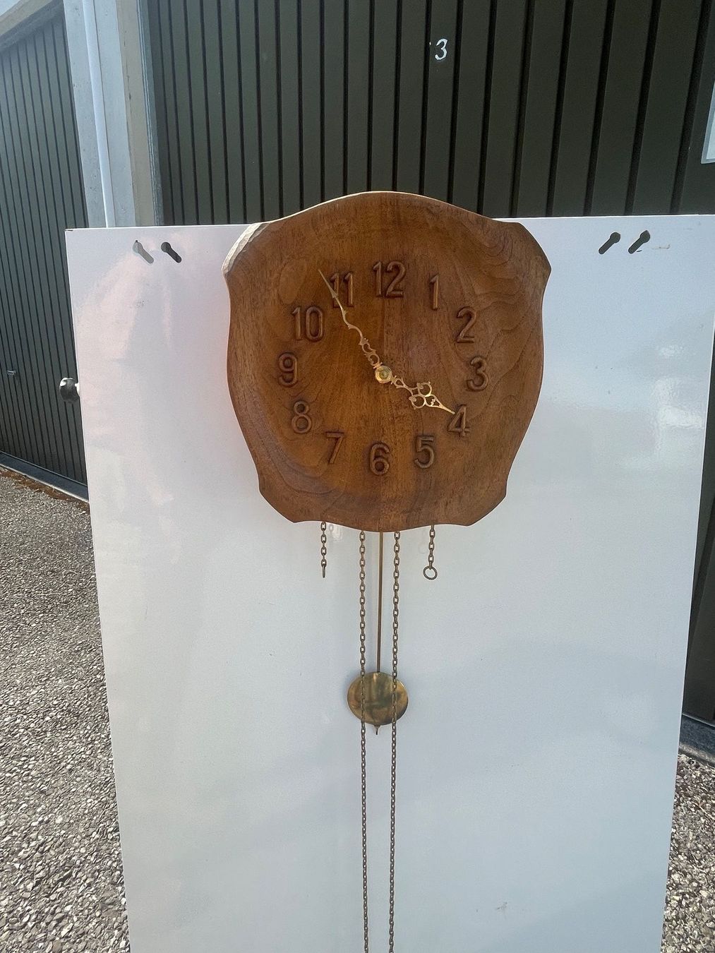 Orologi: Wunderschöne Wanduhr mit Gewichten Holz – Usato da wallisellen venduto da Schwendi4 3