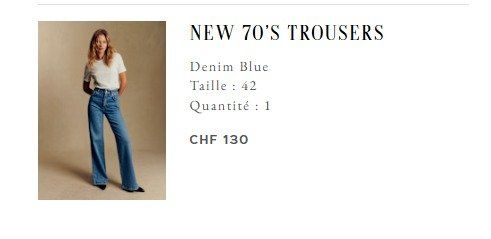 Sezane Jeans: Sezane 70s jeans – Nuovo (secondo la descrizione) da Genève venduto da ele_b7wq 1