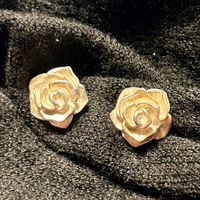 Drachenfels, Rose of Antoine Ohrstecker, 925 Silber