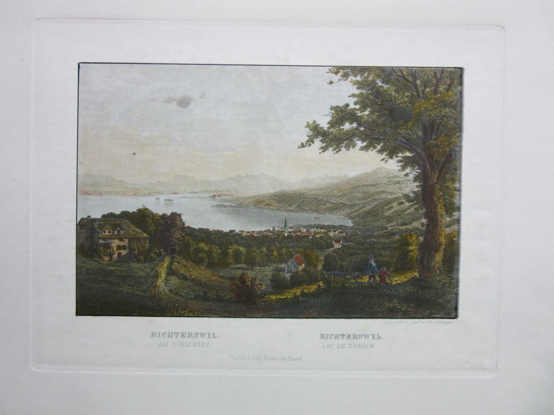 Incisioni: RICHTERSWYL /STAHLSTICH – Usato da Gersau venduto da grafik-kunst 1