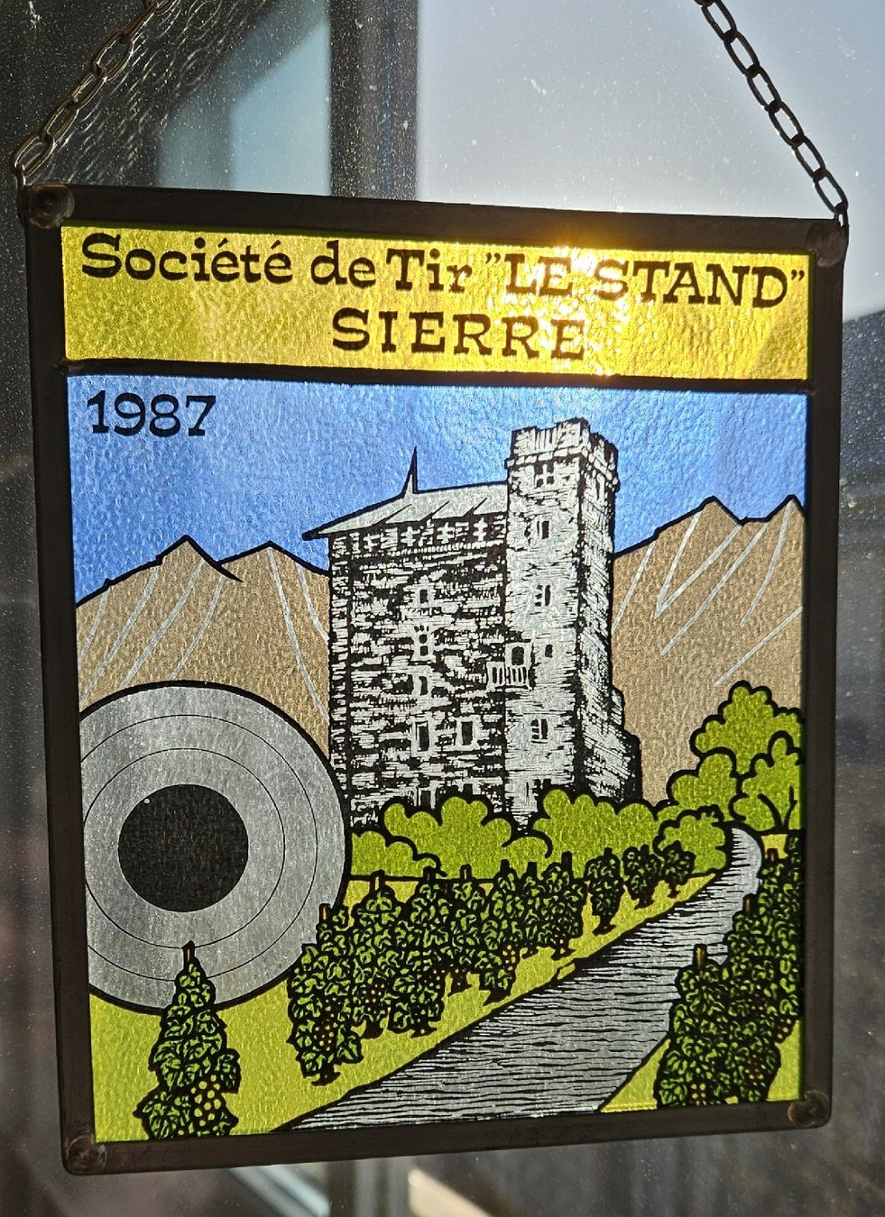 Tutte le decorazioni: Vitrail Société de Tir "Le Stand" Sierre 1987 – Nuovo (secondo la descrizione) da Conthey venduto da babest70