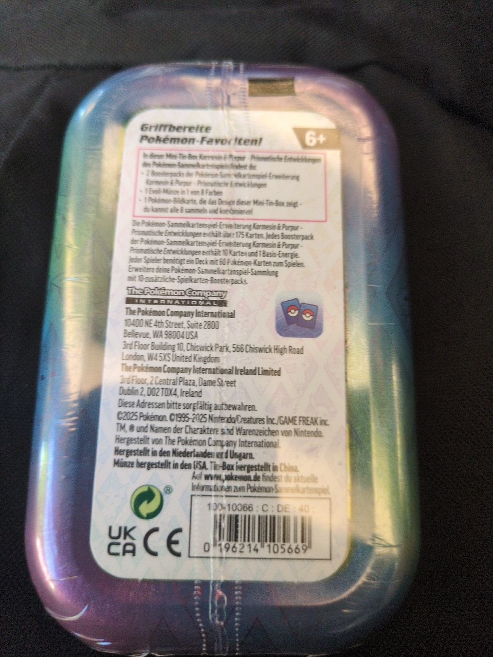 Pokémon Sammelbilder & Trading cards: Prismatic Evolutions De – Neu und originalverpackt aus Zürich von Andort 1