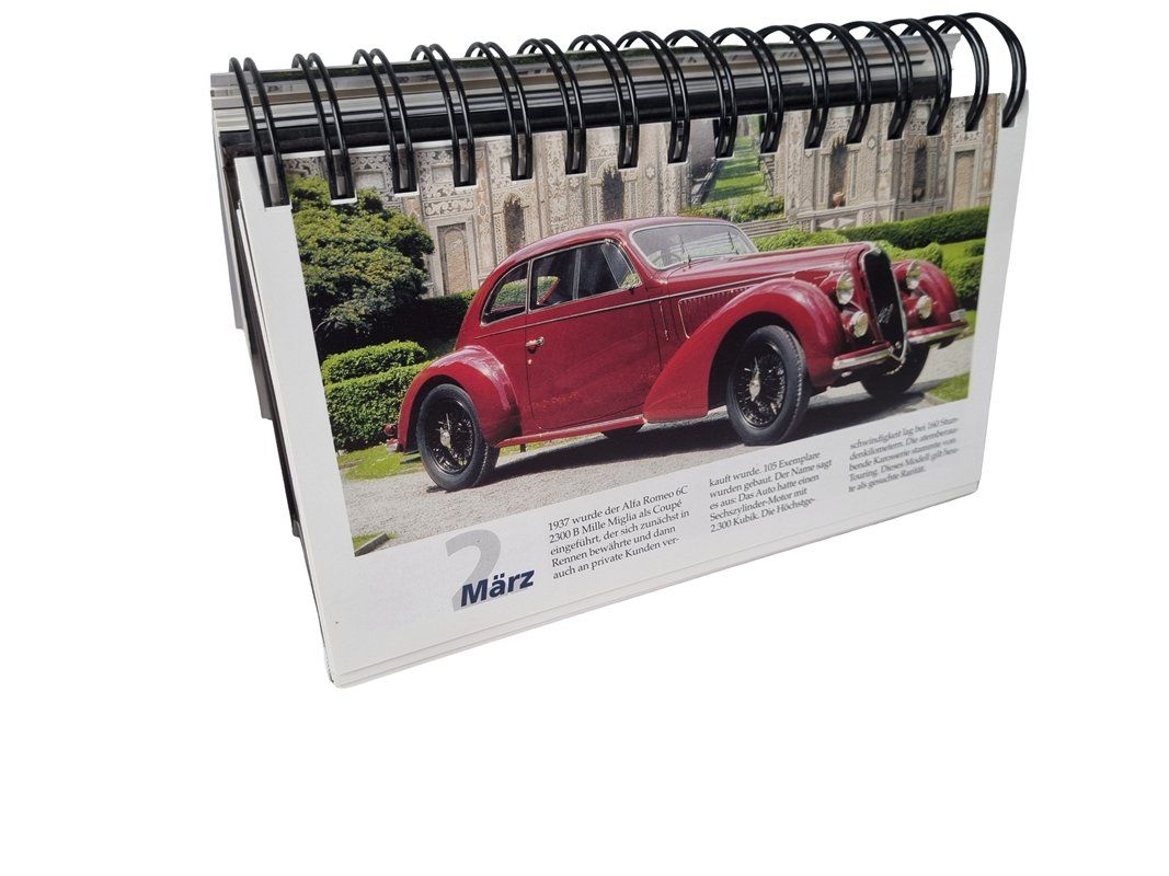 Calendari: GERAMOND 365 Traumautos immerwährender Kalender – Usato da Wangen b. Olten venduto da Restwert_Wangen 4