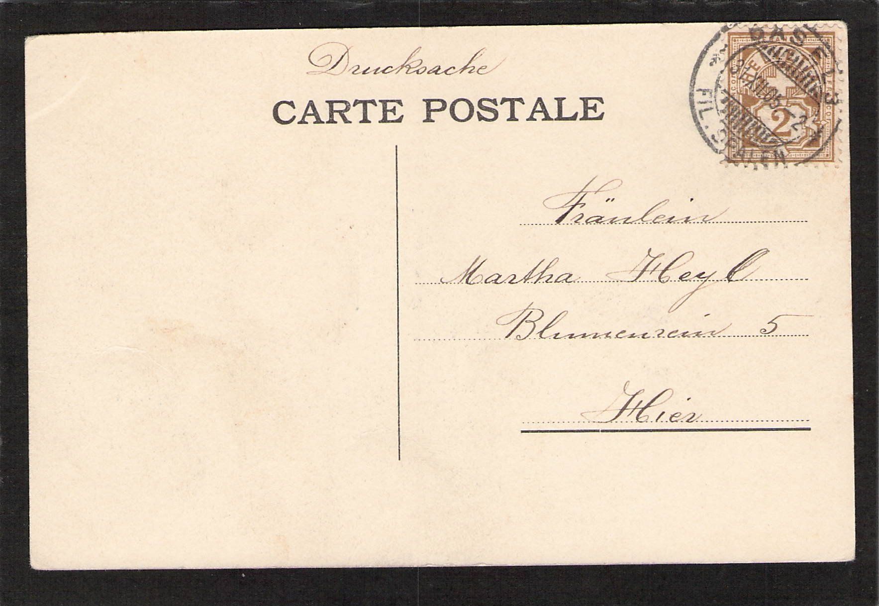 Cartoline postali: #Basel , Rathaus , gel. 1905 – Usato da Reichenburg venduto da Pipo-67 1