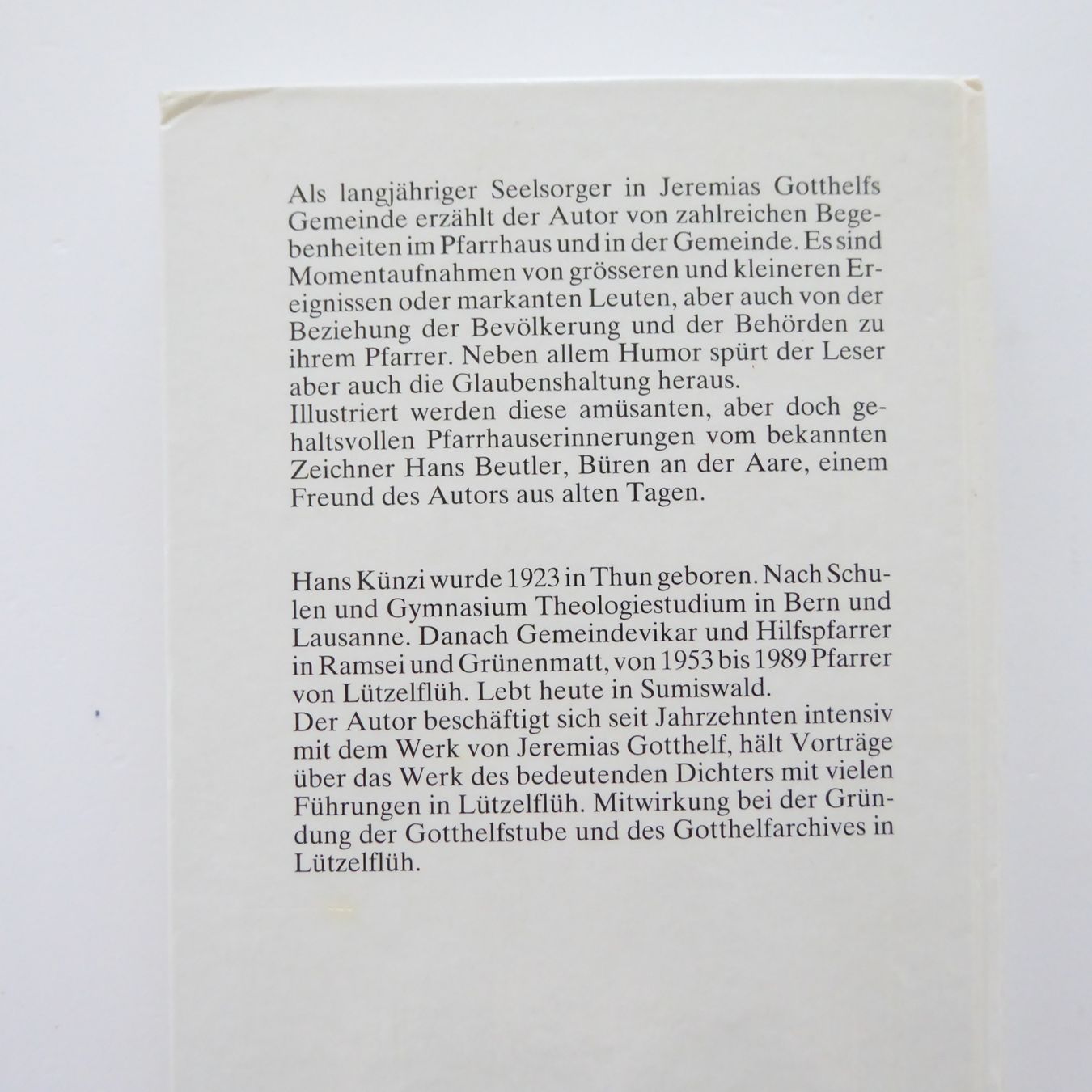 Bücher: E gfröiti Sach - Hans Künzi – Gebraucht aus Basel von Kunterbunt12 1