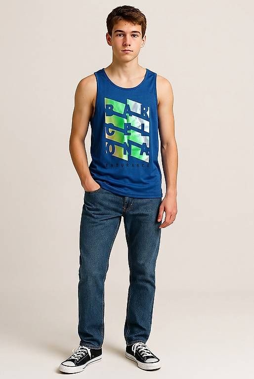 T-shirt: Barcelona Tanktop – Usato da Ilanz venduto da Secnd_hand