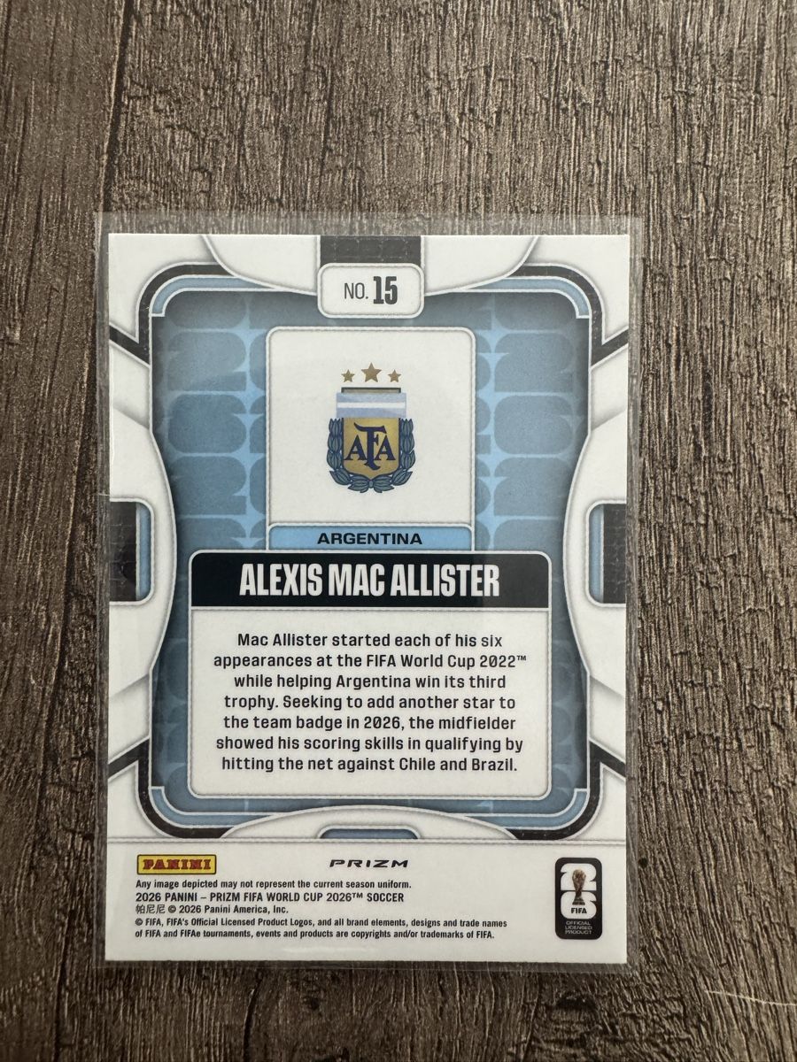 Panini Sammelbilder & Trading cards: 2026 Panini Prizm World Cup Set – Gebraucht aus Zollikofen von Bebby12 2