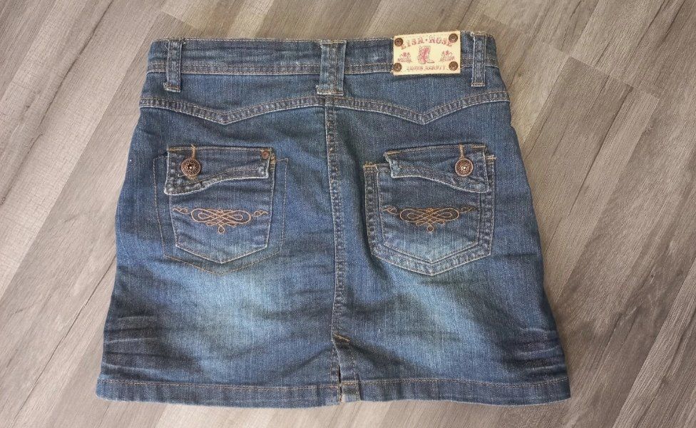Vestiti & Gonne: jupe en coton façon jeans souple 10 ans – Usato da Leytron venduto da SoniaGreen 1