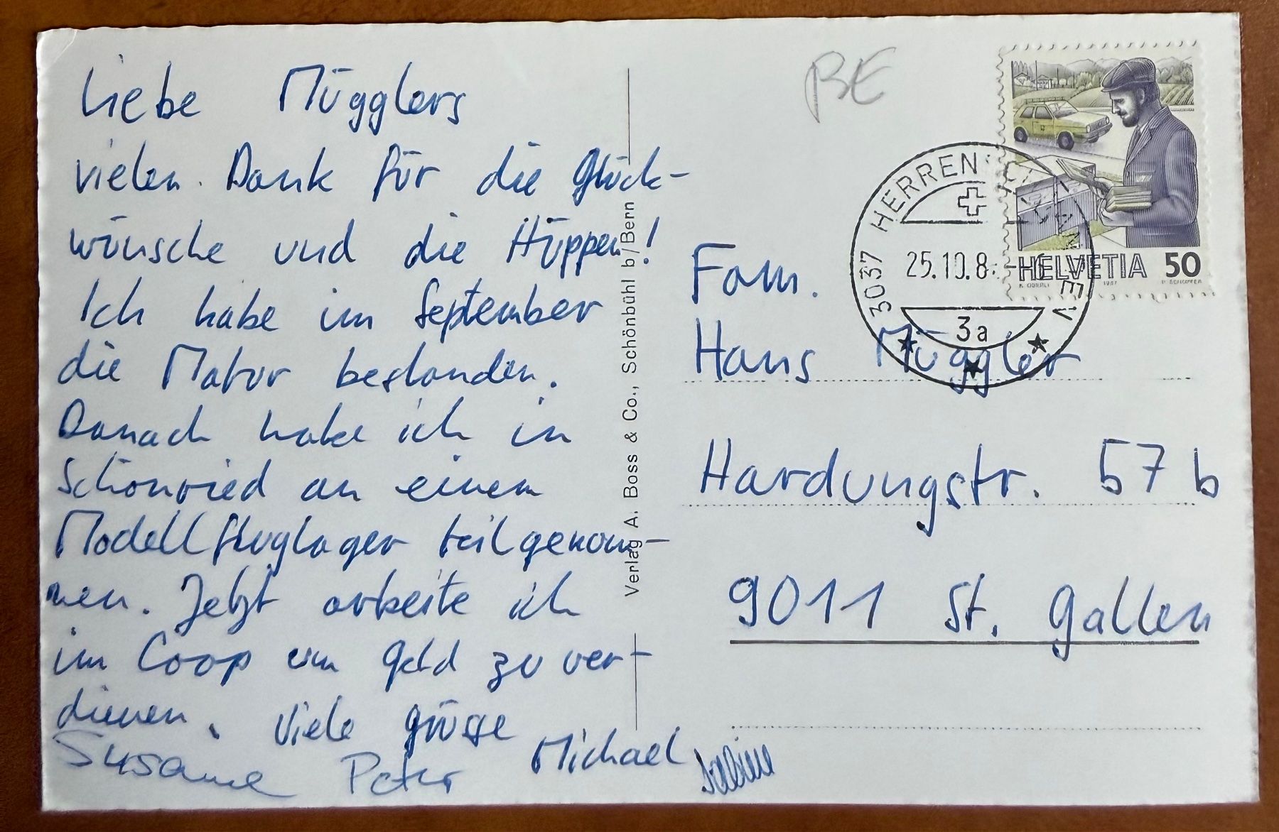 Cartes postales: Kirchlindach - Panorama AK – D'occasion à Lutry par Ediego 1