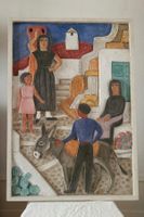 Peter Fels Mykonos Fresko-Relief 1974 82×56 cm
