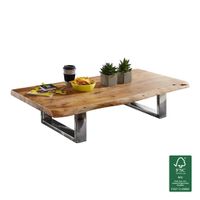 Couchtisch - Massivholz Akazie 115 x 25 x 58