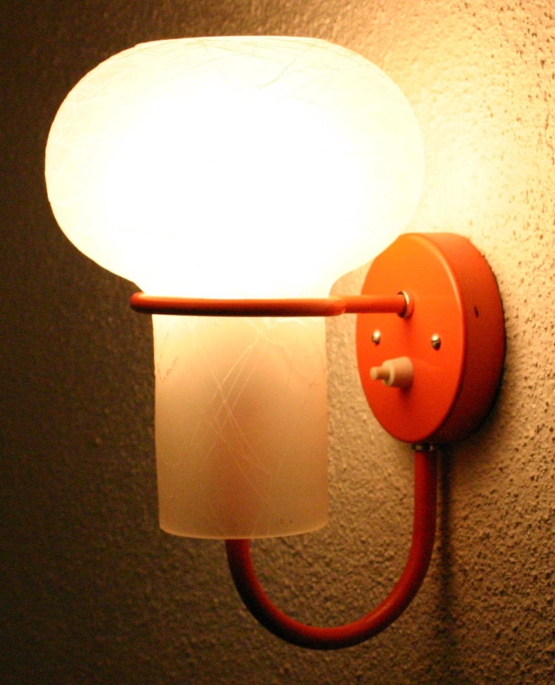 Lampade: Wandleuchte, Wandlampe mit Opalglas – Usato da Winkel venduto da gabriele56