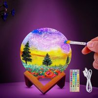 Basteln MondLampe Malset 2025 Aktualisiert USB DIY Mond