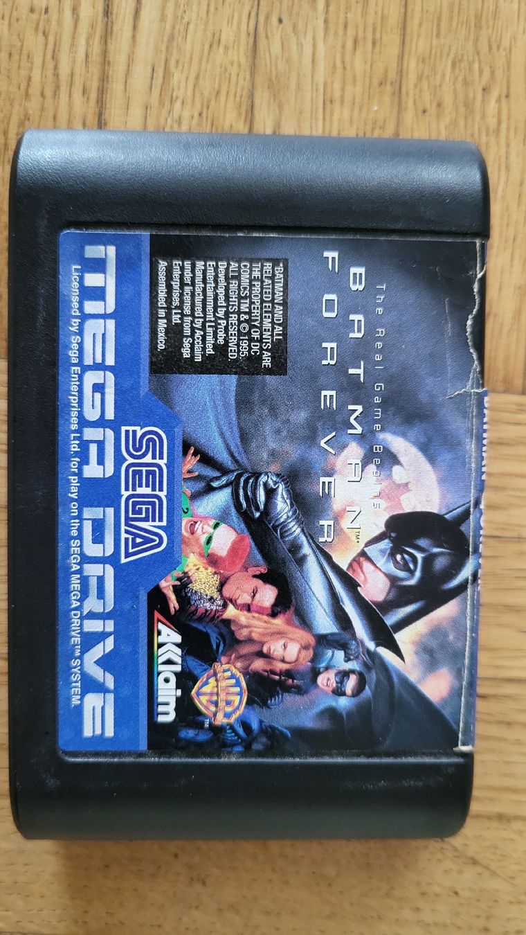 Sega Giochi: Batman Forever, Toki Going Ape Spit / Sega Mega Drive 2x – Usato da Biel/Bienne venduto da Retrohr 2