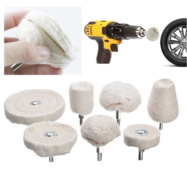 23-teiliges Auto Politur Set - 80mm Pads Mit Akkuschrauber Aufsatz | Für Scheinwerfer & Lack