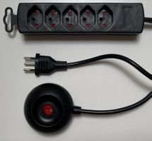 Steckdosenleiste 5er mit Schalter