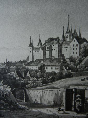 Incisioni: Neuchâtel Neuenburg von Bleuler – Usato da Risch venduto da Rischli15 6