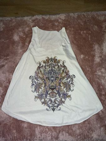 Tank Top mit Löwenmuster, Grösse M, ideal für den Sommer!