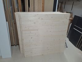Massivholzplatte 115cm x 122cm, Dicke 18mm, unbehandelt