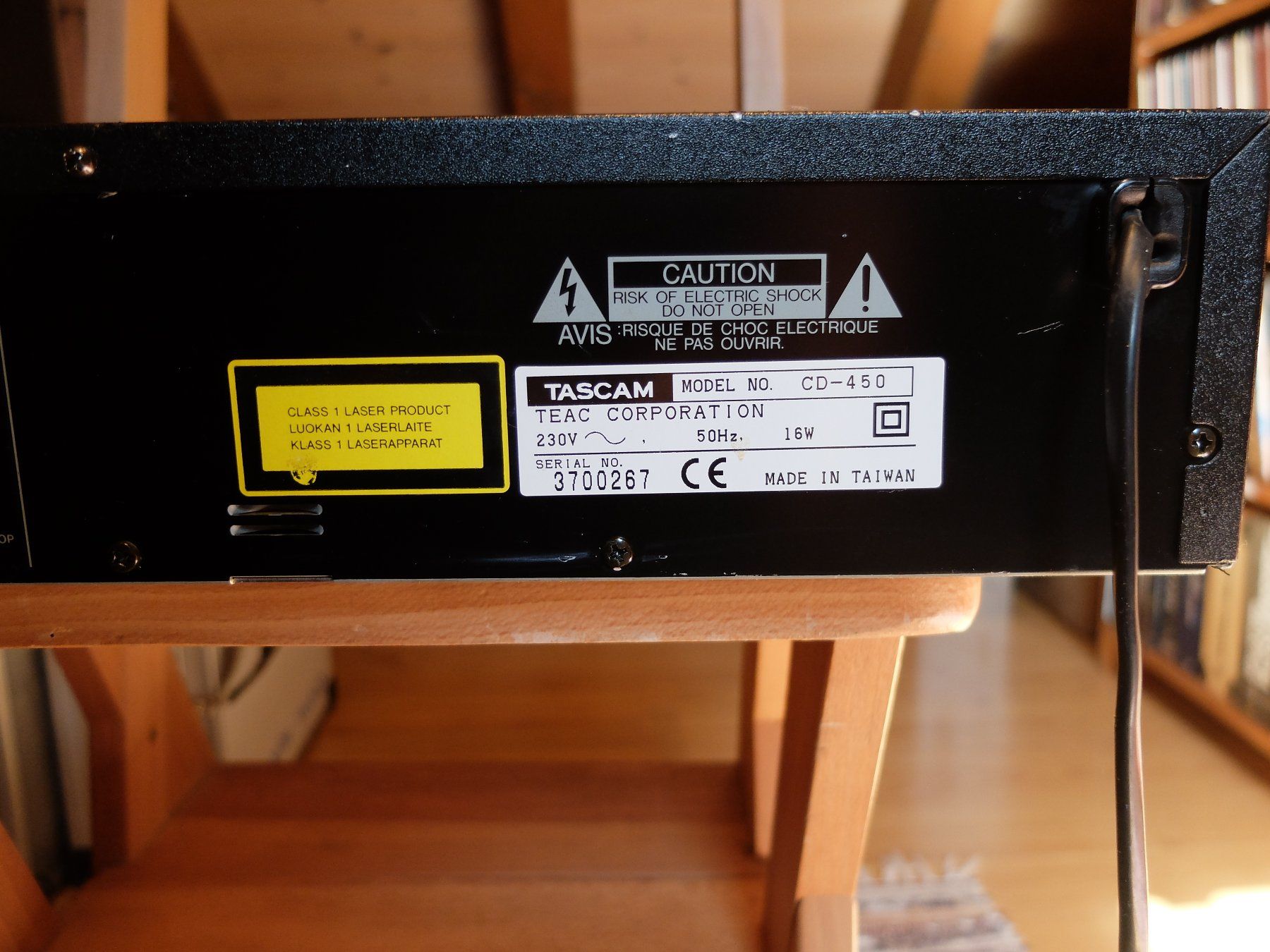 Tascam Lettore multimediale & Streamer: TASCAM CD 450 Professioneller CD Spieler – Usato da Greppen venduto da Fuerstigor 6