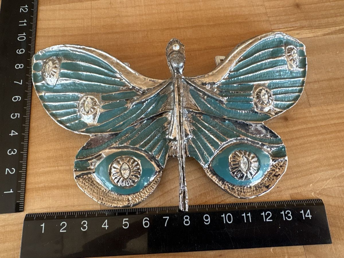 Gürtelschnallen: Grosse Gürtelschnalle / Schmetterling – Neu (gemäss Beschreibung) aus Rümlang von euqinom16