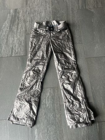Luxus Damen Skihose  Kelly by Sissy de Monte Carlo Silber XS
